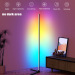 Indoor Home Decor Smart Corner Floor Standing Standard Lamp Lighting Modern Stand Floor Light LED RGB Floor Lamps