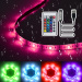 DC 5V USB 2M 60LED IP65 Waterproof 5050 SMD RGB Light Strip Set LED strip kit with 24key remote controller