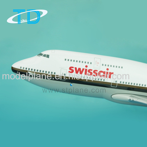 Creative Corporate Gifts Swissair B747 (47cm) 1/150 Resin Static Model Aircraft