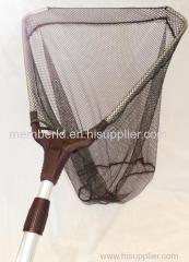 Rubberized fishing landing net