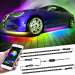 Amazon Flexible APP Control Digital RGB Car Underglow Underbody System Waterproof IP65 Car LED Strip Light