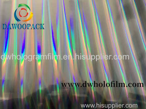 Pillar of light pet holographic film