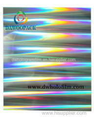 Pillar of light pet holographic film