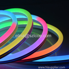 5M Flexible Neon LED Rope Lighting Outdoor Waterproof 10*23mm Addressable RGB 12V 2811