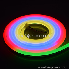 5M Flexible Neon LED Rope Lighting Outdoor Waterproof 10*23mm Addressable RGB 12V 2811