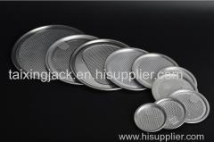 202# aluminium peel off lid for paper jar