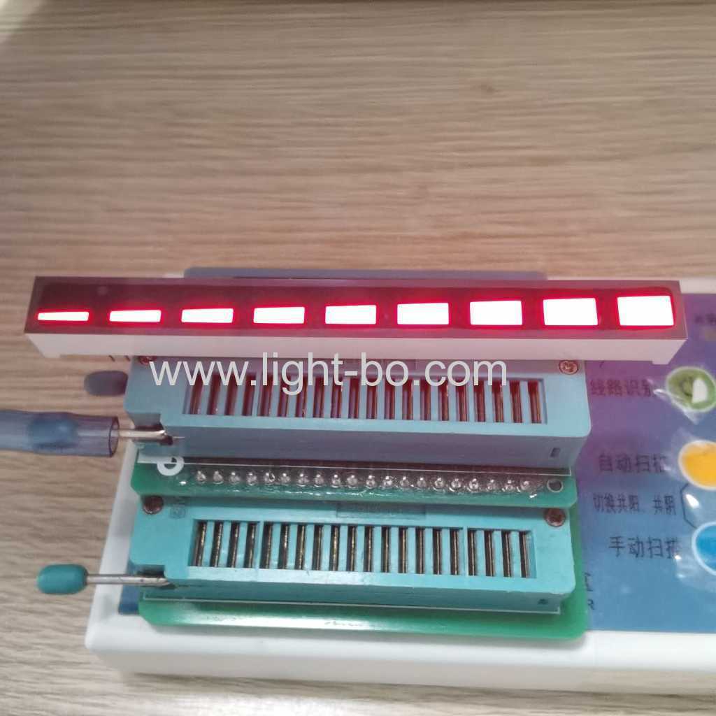 Ультраяркая красная 9-сегментная светодиодная панель индивидуального дизайна для индикатора индукционной плиты