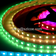 300LEDs 5m 12v RGB Built-in IC LC8806C LED flexible strip light 5050 smd rgb led strip ws2811 led pixel