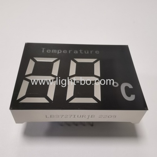 Ultra bright Red 2-Digit 7 Segment LED Display common anode for Water Heater