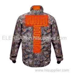 EH-JAC-030 Camo Heated Hunting Jacket