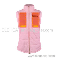 EH-V-001 Pink USB Heated Vest For Women