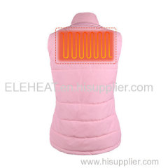 EH-V-001 Pink USB Heated Vest For Women