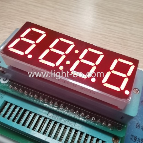 Ultra brilhante vermelho 0,56 "4 dígitos 7 segmentos display led cátodo comum para fogão de indução