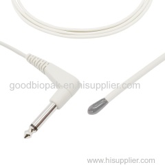 A-TP-01-01 Compatible Reusable Adult Rectal Temperature Probe 10KΩ 6.3 Single Earphone Plug 2pin