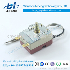 50-300 degree mechanical thermostat with capillary adjustable temperature control switch