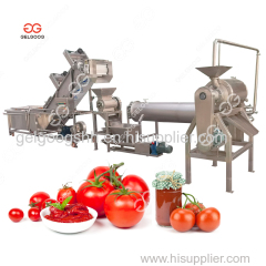 Gelgoog 500kg/h Tomato Ketchup Production Line Tomato Paste Making Machine