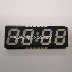 Ultra thin white color 4 Digit 0.4inch SMD 7 Segment LED Clock Display for Instrument Panel