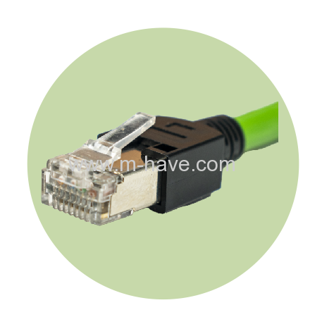 Industrial Ethernet PUR CAT.6A S/FTP Patch Cable