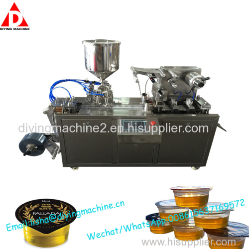 Square Vehicle Perfume Blister Packaging Machine Olive Oil Cosmetic Liquid Blister Packaging Filling Machine