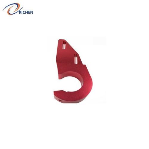 Red Anodized CNC Milling Machine Parts