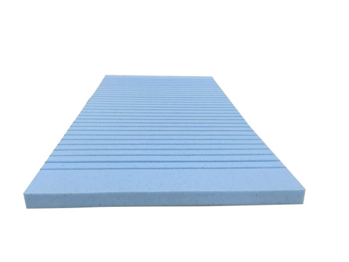 cool gel memory foam topper queen size with non-slip bottom fabric