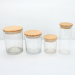 glass storage jar bamboo lid