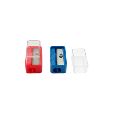 Plastic single hole pencil sharpener