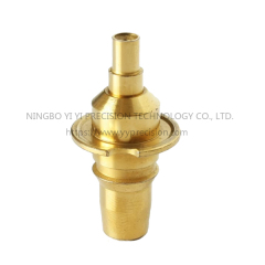 high precision copper brass turning parts CNC hardware industry compenent