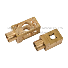 high precision customized CNC motor mount copper turned parts