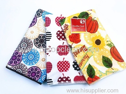 Printed Microfiber Kitchen Cloth