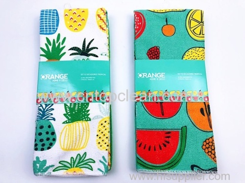 Printed Microfiber Kitchen Cloth