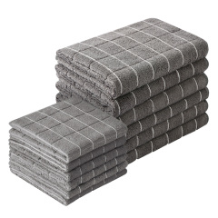 Checkboard Designed Microfiber Towel