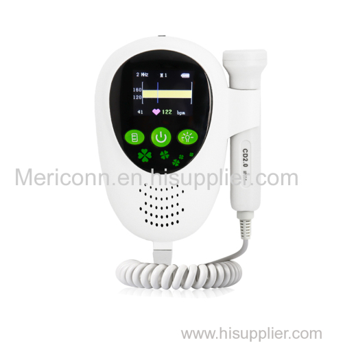 Mericonn HD Large TFT Screen Baby heartbeat Monitor for 6 week old fetus