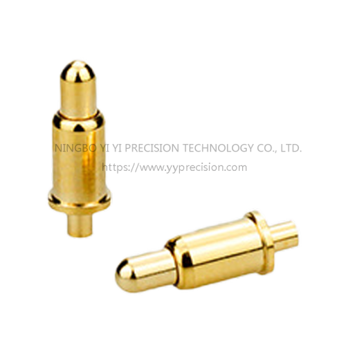 customized plug-in pogo pin connector brass copper pogopins spring loaded thimble