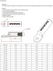 cheap wholesale Aluminium Crimp Lug to Din connectors