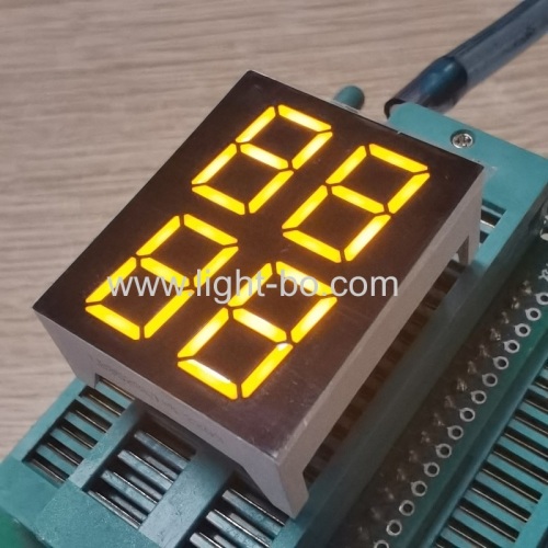 doppia linea display led giallo ultra brillante 13,5 mm 2 cifre 7 segmenti catodo comune per timer forno
