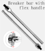 ODM OEM Breaker Bar 1/2 Drive and 3/8 Drive with Flex Handle (black or silver head drive)
