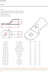 wholesale Copper Crimp Lug