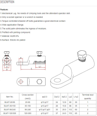 wholesale Mechanical Lug Electro tin plated connectors