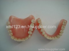 Dental Laboratory Titanium alloy Porcelain Dental Crown Natural Metal Porcelain Tooth