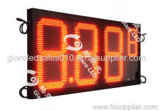 RF wireless control Custom 888.8 red led fuel price sign display board Custom LED Gas Station Price Board