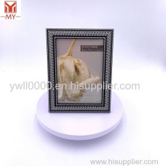 Hot Sale Dot and Line Pattern Soild Embossing Design Photo Frame PS Wall Hanging Picture Frame Tabletop Photo Frame