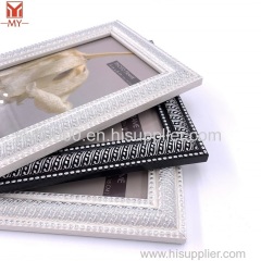 Hot Sale Dot and Line Pattern Soild Embossing Design Photo Frame PS Wall Hanging Picture Frame Tabletop Photo Frame