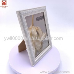 Hot Sale Dot and Line Pattern Soild Embossing Design Photo Frame PS Wall Hanging Picture Frame Tabletop Photo Frame