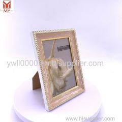 Wholesale 5x7 Inch PS Plastic Photo Frame Lace Photo Frame Desk for Living Room Decoration