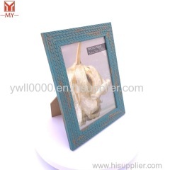 Factory Price Leaf Splicing Embossing Design Photo Frame Square and Stand Plastic Photo Frame Home Decoration