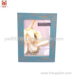 Factory Price Leaf Splicing Embossing Design Photo Frame Square and Stand Plastic Photo Frame Home Decoration