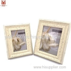 Wholesale 4x6 Inch PS Plastic Wood Texture Photo Frame Desk for Living Room Decoration