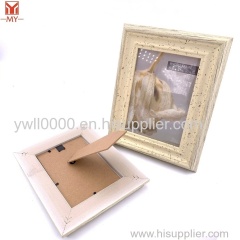 Wholesale 4x6 Inch PS Plastic Wood Texture Photo Frame Desk for Living Room Decoration