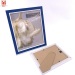 Hot Sale PS Plastic Photo Frame Rice Spike Relief Design Photo Frame for Living Room Decoration Simple Photo Frame